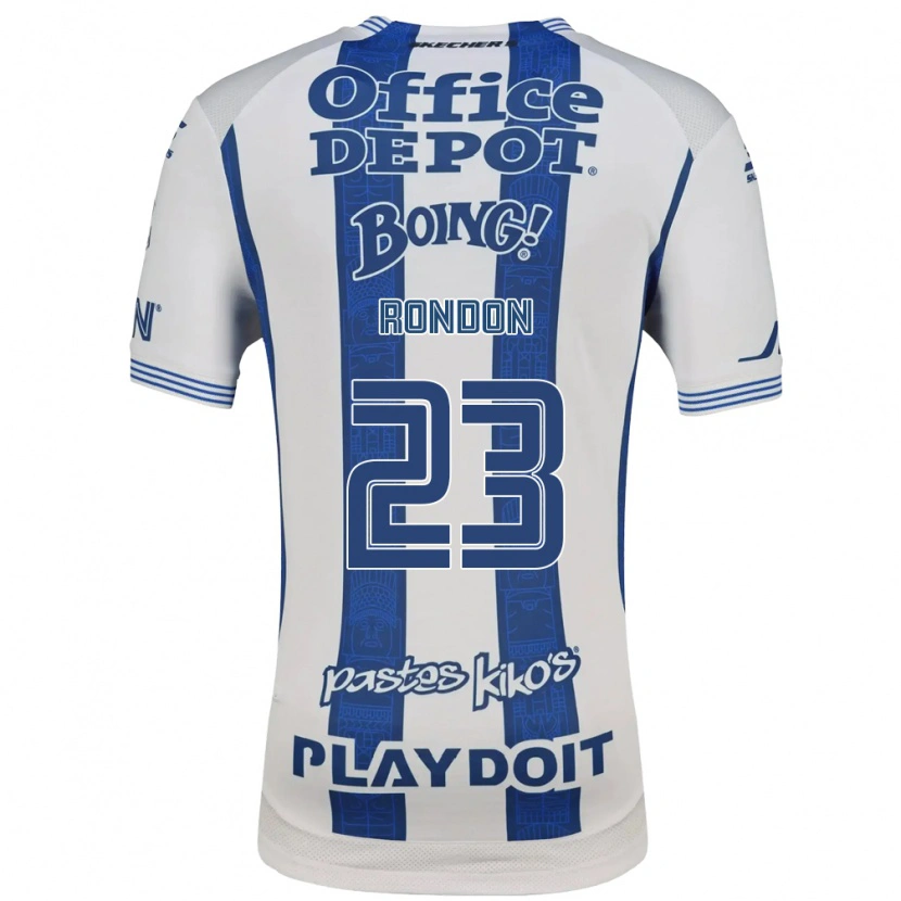 Danxen Niño Camiseta Salomón Rondón #23 Blanco Azul Marino 1ª Equipación 2026/27 La Camisa