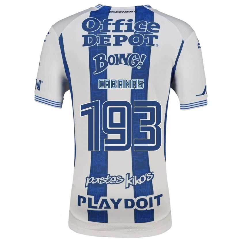 Danxen Niño Camiseta Mauricio Cabañas #193 Blanco Azul Marino 1ª Equipación 2026/27 La Camisa