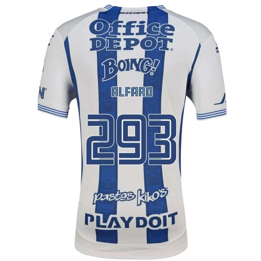 Danxen Niño Camiseta Cristóbal Alfaro #293 Blanco Azul Marino 1ª Equipación 2026/27 La Camisa