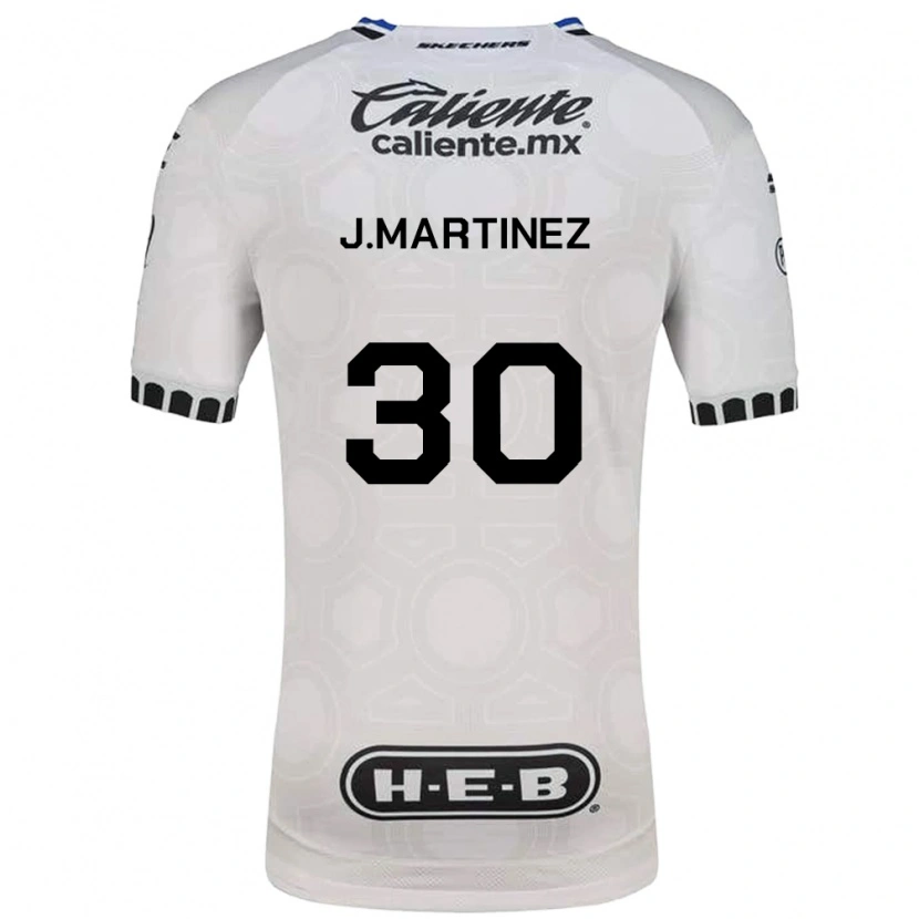 Danxen Niño Camiseta Mono Martínez #30 Blanco Negro Azul 1ª Equipación 2026/27 La Camisa