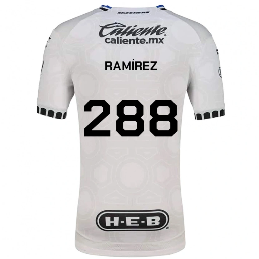Danxen Niño Camiseta Santiago Ramírez #288 Blanco Negro Azul 1ª Equipación 2026/27 La Camisa