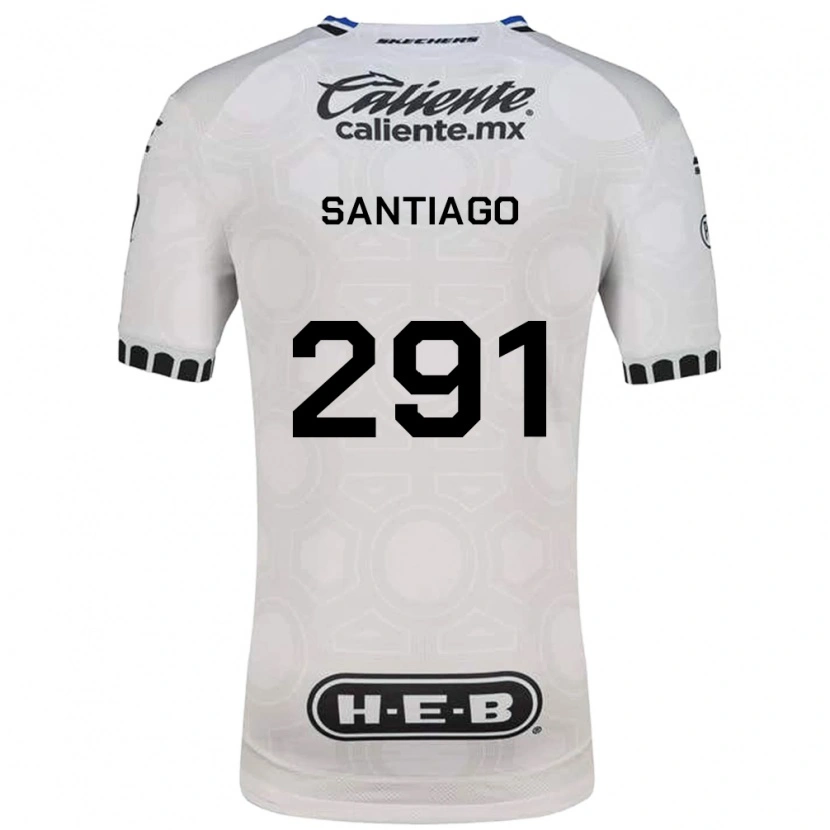 Danxen Niño Camiseta Santiago De La Barrera #291 Blanco Negro Azul 1ª Equipación 2026/27 La Camisa