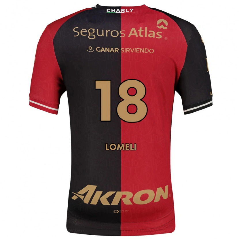 Danxen Niño Camiseta Alejandra Lomelí #18 Rojo Negro Marrón 1ª Equipación 2026/27 La Camisa
