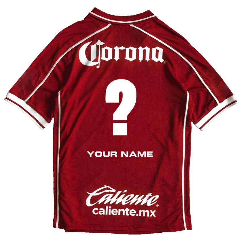 Danxen Niño Camiseta Su Nombre #0 Blanco Rojo 1ª Equipación 2026/27 La Camisa