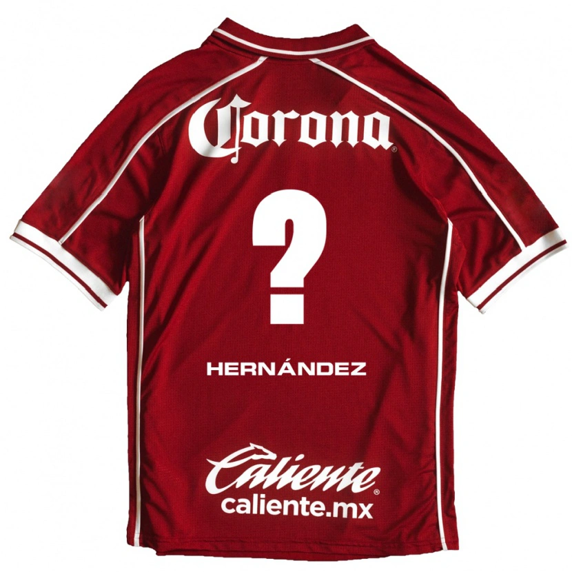 Danxen Niño Camiseta Francisco Hernández #0 Blanco Rojo 1ª Equipación 2026/27 La Camisa