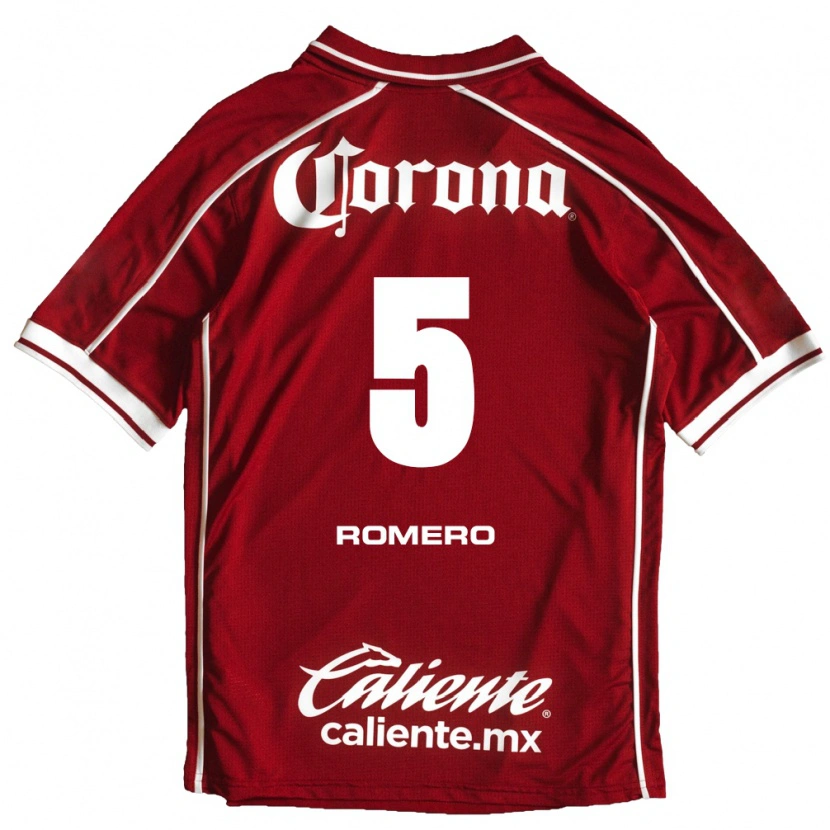 Danxen Niño Camiseta Franco Romero #5 Blanco Rojo 1ª Equipación 2026/27 La Camisa
