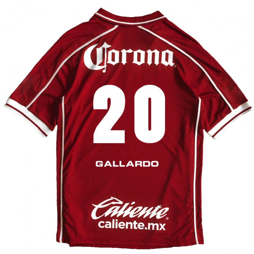 Danxen Niño Camiseta Jesús Gallardo #20 Blanco Rojo 1ª Equipación 2026/27 La Camisa