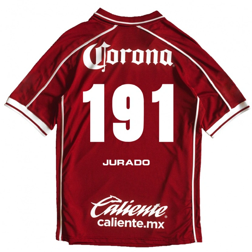Danxen Niño Camiseta Pablo Jurado #191 Blanco Rojo 1ª Equipación 2026/27 La Camisa