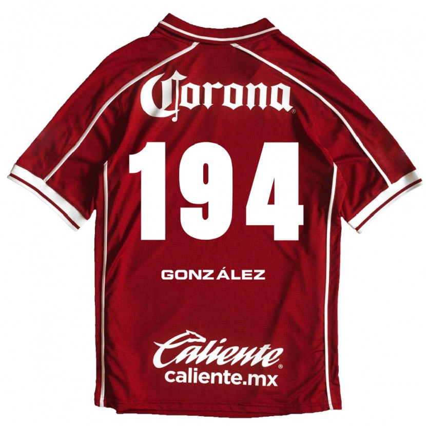 Danxen Niño Camiseta Cristopher González #194 Blanco Rojo 1ª Equipación 2026/27 La Camisa