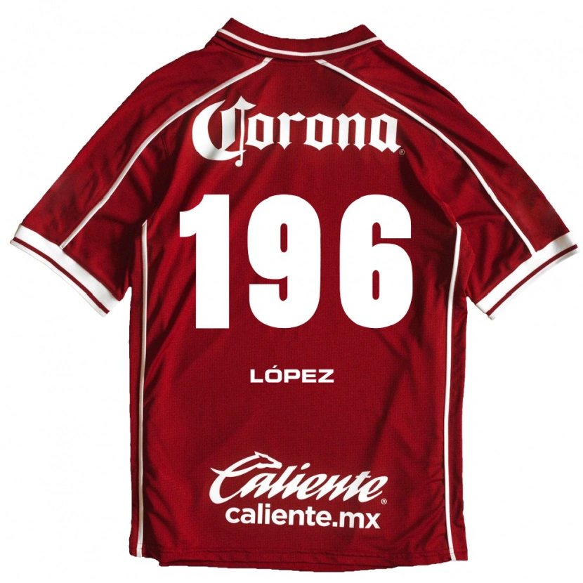 Danxen Niño Camiseta Ethan López #196 Blanco Rojo 1ª Equipación 2026/27 La Camisa