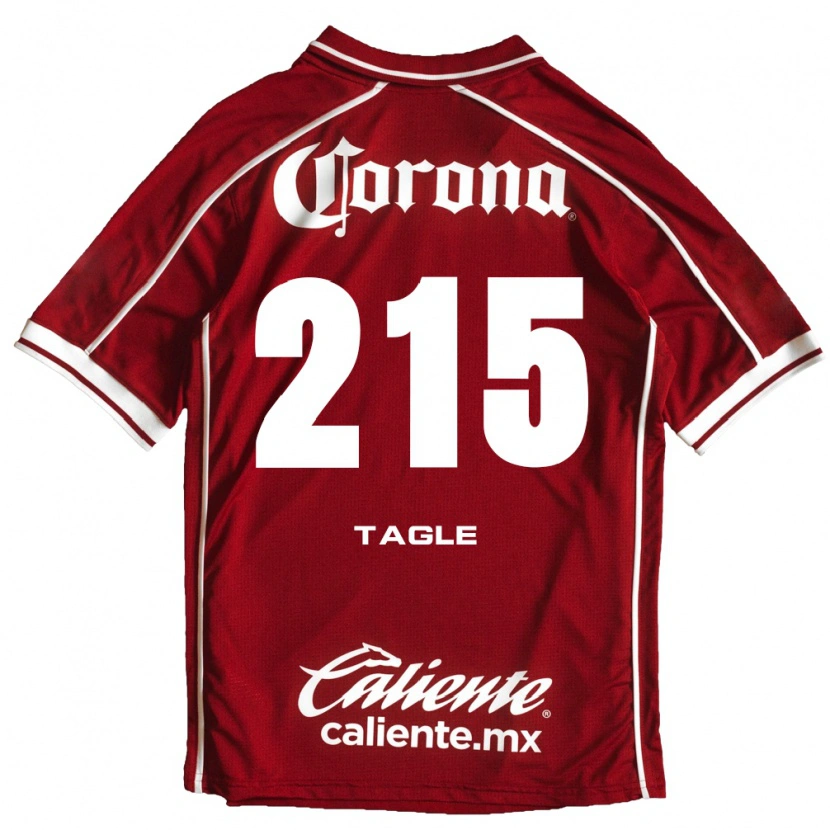 Danxen Niño Camiseta Alessandro Tagle #215 Blanco Rojo 1ª Equipación 2026/27 La Camisa