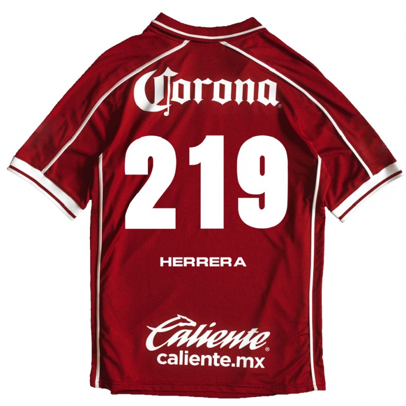 Danxen Niño Camiseta Emilio Herrera #219 Blanco Rojo 1ª Equipación 2026/27 La Camisa