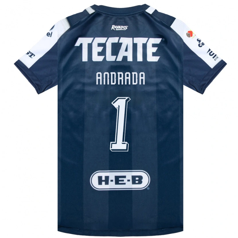 Danxen Niño Camiseta Esteban Andrada #1 Azul Tinta Blanco Rojo 1ª Equipación 2026/27 La Camisa