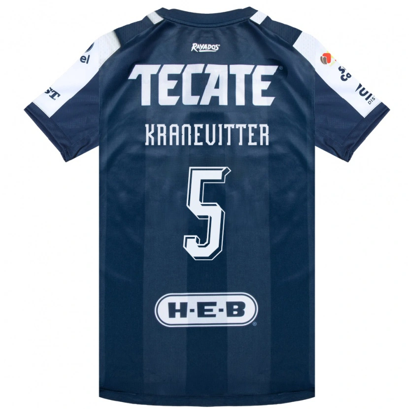 Danxen Niño Camiseta Matias Kranevitter #5 Azul Tinta Blanco Rojo 1ª Equipación 2026/27 La Camisa