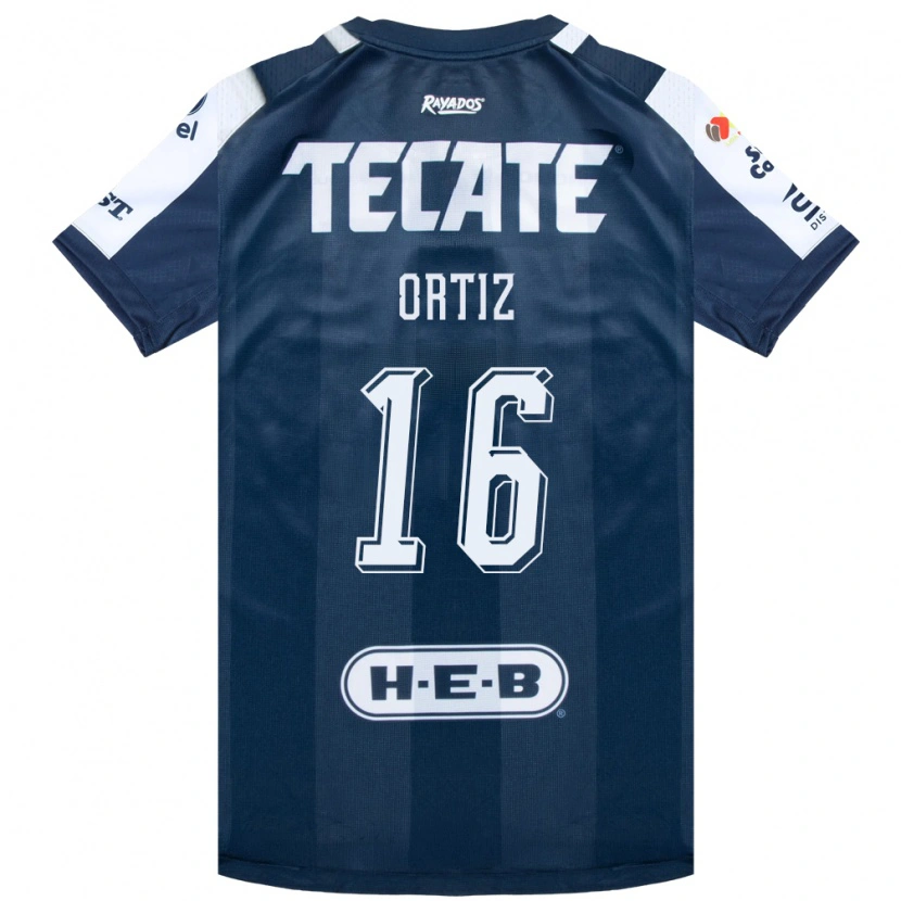 Danxen Niño Camiseta Celso Ortiz #16 Azul Tinta Blanco Rojo 1ª Equipación 2026/27 La Camisa