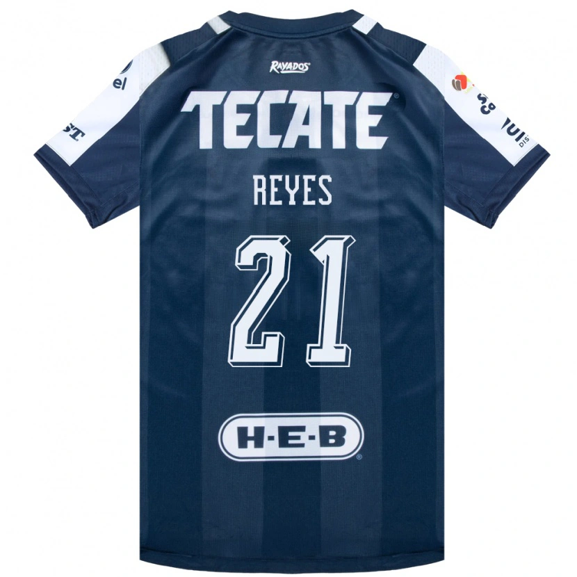 Danxen Niño Camiseta Luis Reyes #21 Azul Tinta Blanco Rojo 1ª Equipación 2026/27 La Camisa
