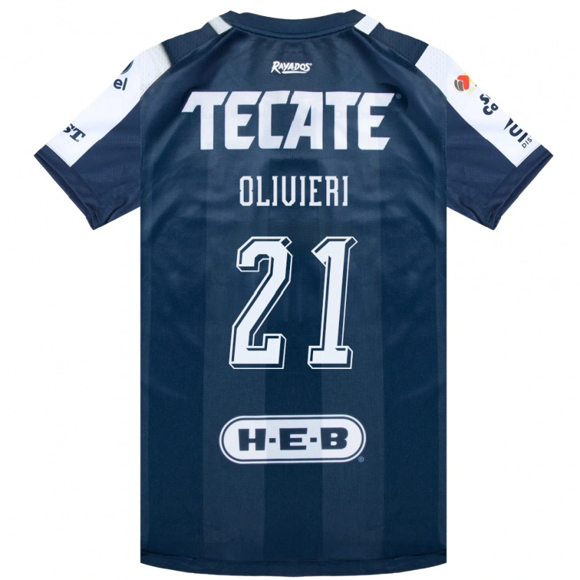 Danxen Niño Camiseta Barbara Olivieri #21 Azul Tinta Blanco Rojo 1ª Equipación 2026/27 La Camisa
