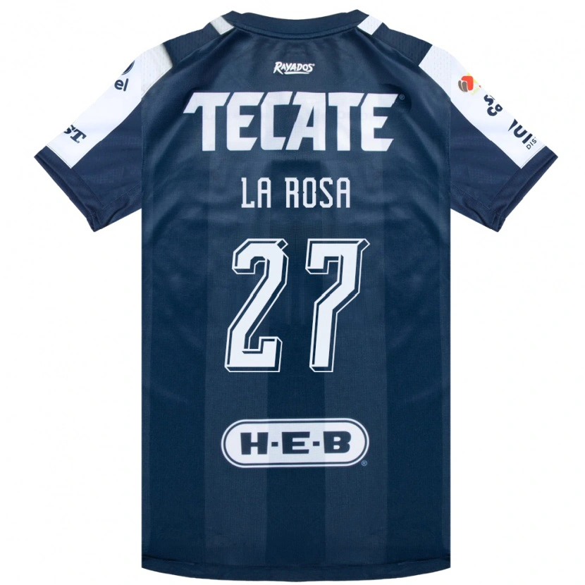 Danxen Niño Camiseta Roberto De La Rosa #27 Azul Tinta Blanco Rojo 1ª Equipación 2026/27 La Camisa