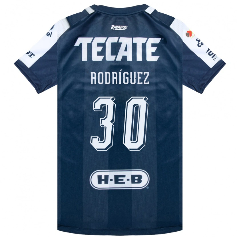 Danxen Niño Camiseta Jorge Rodríguez #30 Azul Tinta Blanco Rojo 1ª Equipación 2026/27 La Camisa