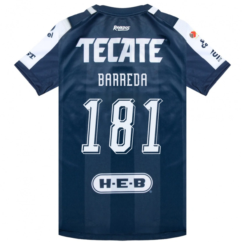Danxen Niño Camiseta Dimas Barreda #181 Azul Tinta Blanco Rojo 1ª Equipación 2026/27 La Camisa