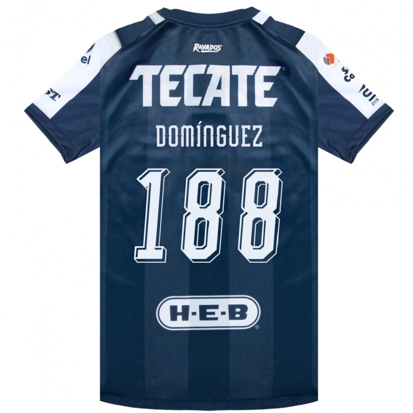 Danxen Niño Camiseta Joel Domínguez #188 Azul Tinta Blanco Rojo 1ª Equipación 2026/27 La Camisa