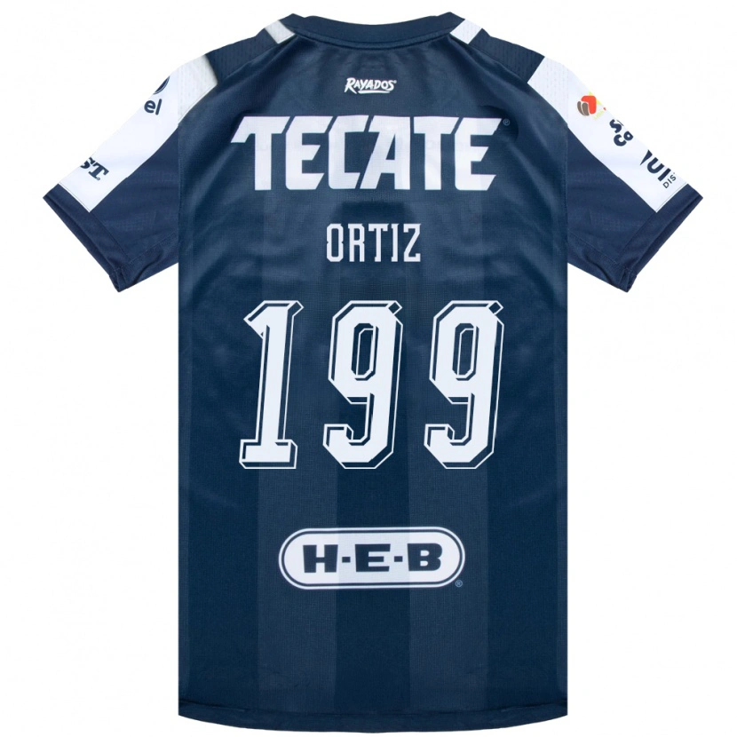 Danxen Niño Camiseta Luis Ortiz #199 Azul Tinta Blanco Rojo 1ª Equipación 2026/27 La Camisa
