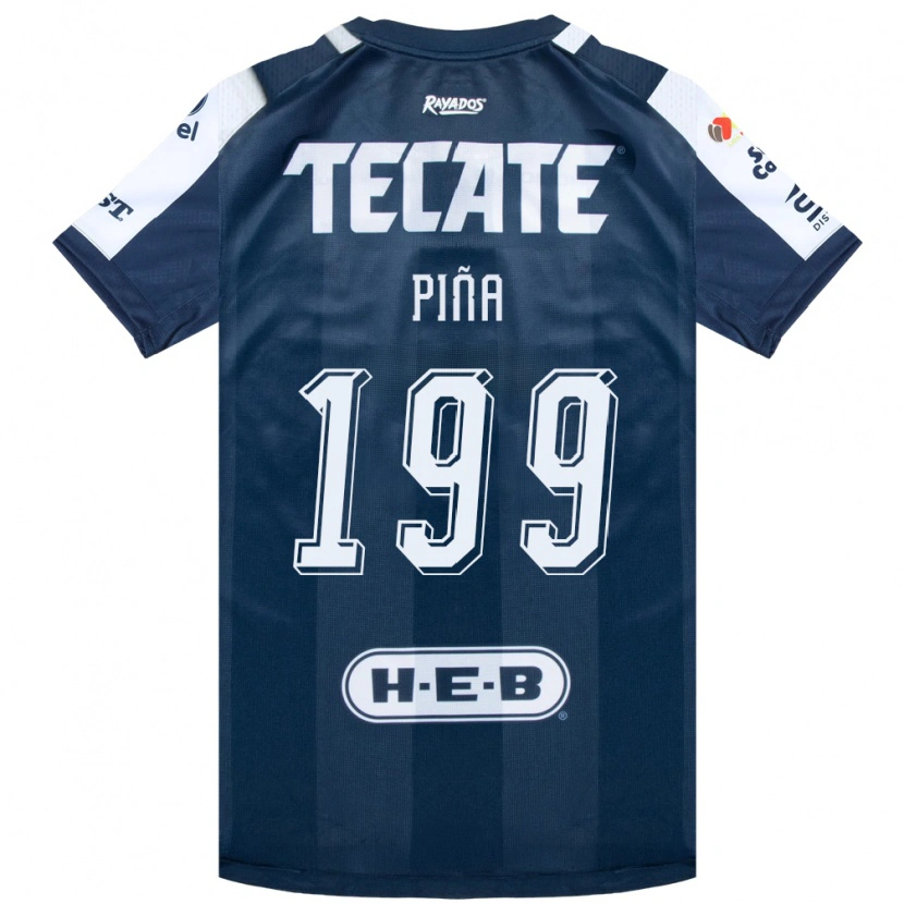Danxen Niño Camiseta Ricardo Piña #199 Azul Tinta Blanco Rojo 1ª Equipación 2026/27 La Camisa