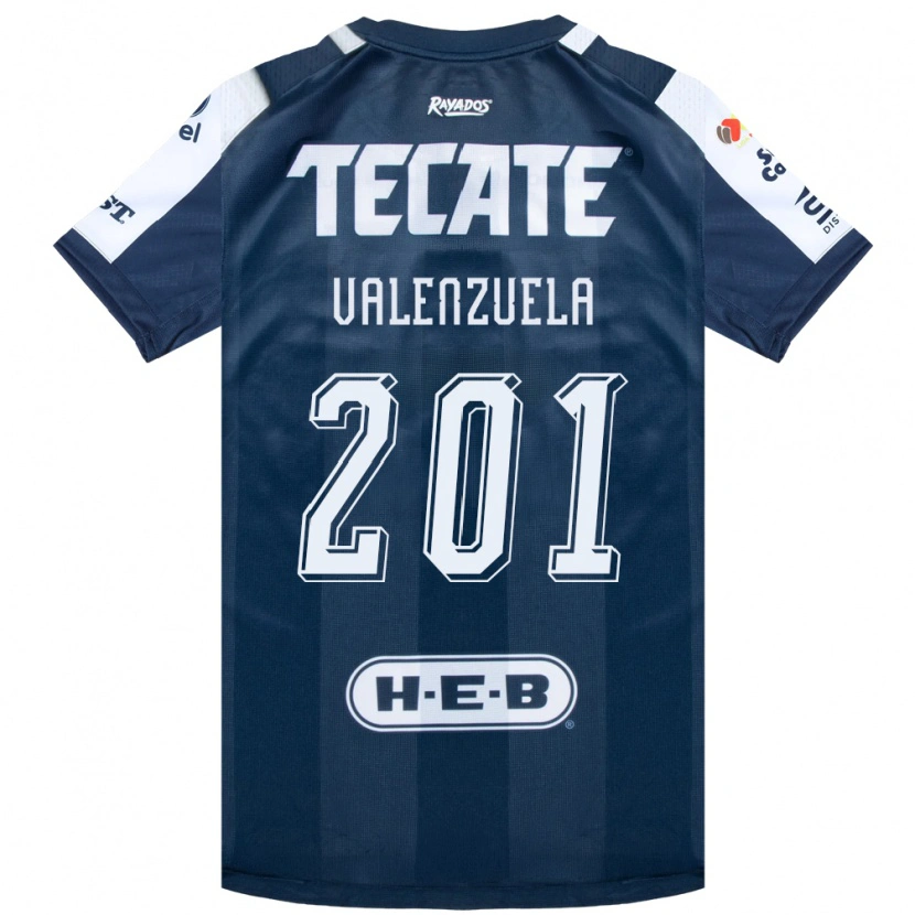 Danxen Niño Camiseta Francisco Valenzuela #201 Azul Tinta Blanco Rojo 1ª Equipación 2026/27 La Camisa
