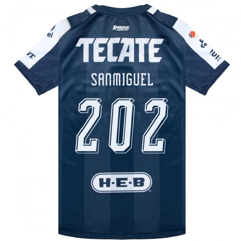 Danxen Niño Camiseta Carlos Sanmiguel #202 Azul Tinta Blanco Rojo 1ª Equipación 2026/27 La Camisa