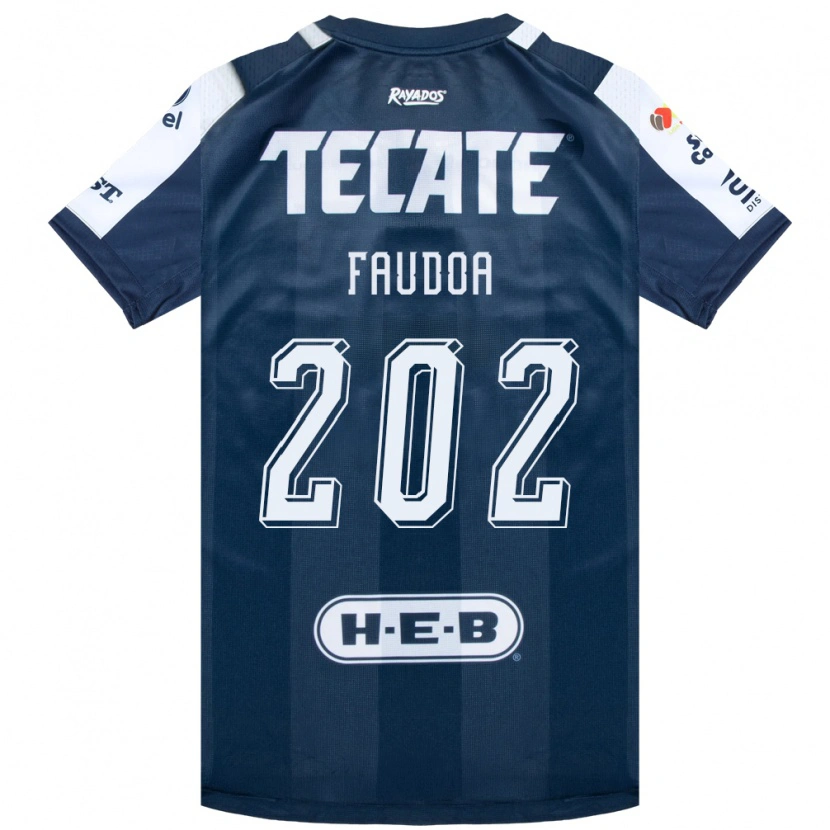 Danxen Niño Camiseta Juan Faudoa #202 Azul Tinta Blanco Rojo 1ª Equipación 2026/27 La Camisa