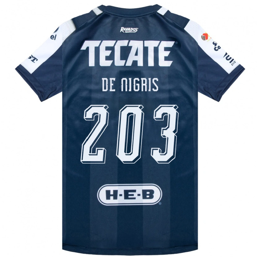 Danxen Niño Camiseta Aldo De Nigris #203 Azul Tinta Blanco Rojo 1ª Equipación 2026/27 La Camisa