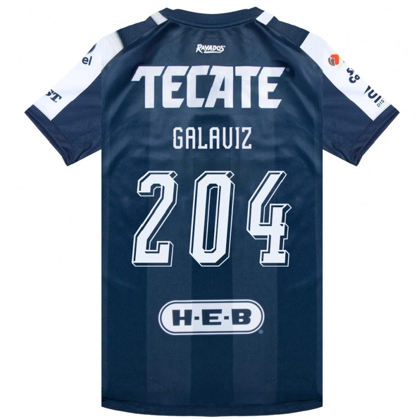 Danxen Niño Camiseta Oswaldo Galaviz #204 Azul Tinta Blanco Rojo 1ª Equipación 2026/27 La Camisa
