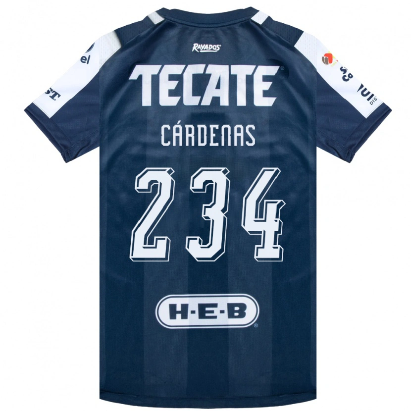 Danxen Niño Camiseta Mahonry Cárdenas #234 Azul Tinta Blanco Rojo 1ª Equipación 2026/27 La Camisa