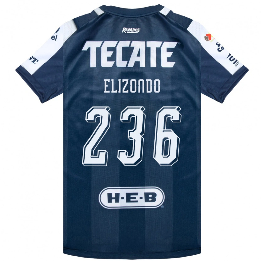 Danxen Niño Camiseta Javier Elizondo #236 Azul Tinta Blanco Rojo 1ª Equipación 2026/27 La Camisa