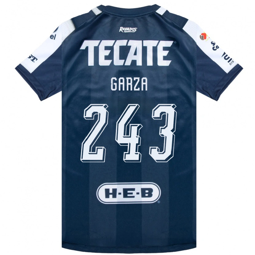 Danxen Niño Camiseta Juan Garza #243 Azul Tinta Blanco Rojo 1ª Equipación 2026/27 La Camisa