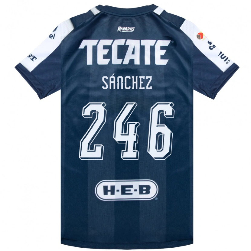 Danxen Niño Camiseta Diego Sánchez #246 Azul Tinta Blanco Rojo 1ª Equipación 2026/27 La Camisa