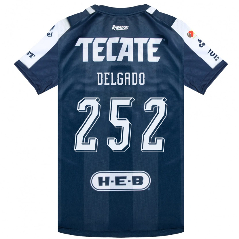 Danxen Niño Camiseta Jorge Delgado #252 Azul Tinta Blanco Rojo 1ª Equipación 2026/27 La Camisa