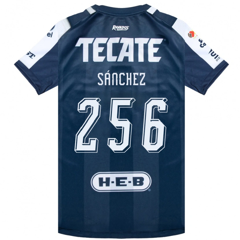 Danxen Niño Camiseta Adán Sánchez #256 Azul Tinta Blanco Rojo 1ª Equipación 2026/27 La Camisa