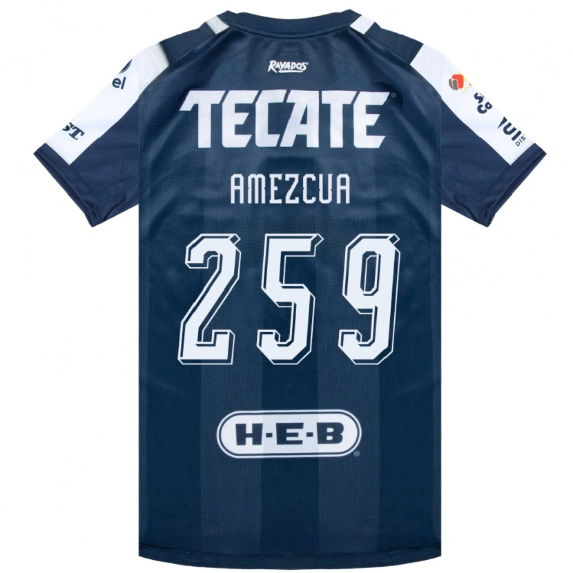 Danxen Niño Camiseta Ángel Amezcua #259 Azul Tinta Blanco Rojo 1ª Equipación 2026/27 La Camisa