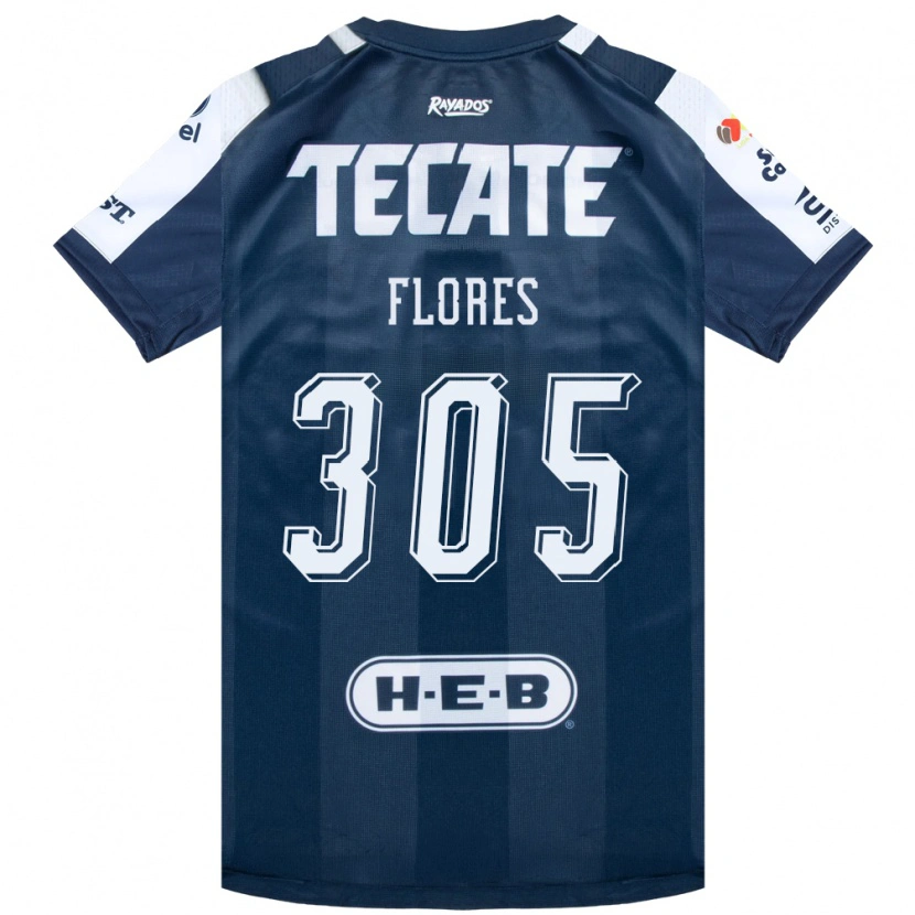 Danxen Niño Camiseta Santiago Flores #305 Azul Tinta Blanco Rojo 1ª Equipación 2026/27 La Camisa