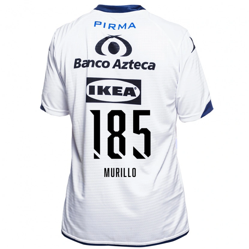 Danxen Niño Camiseta Keoki Murillo #185 Blanco Negro Azul 1ª Equipación 2026/27 La Camisa