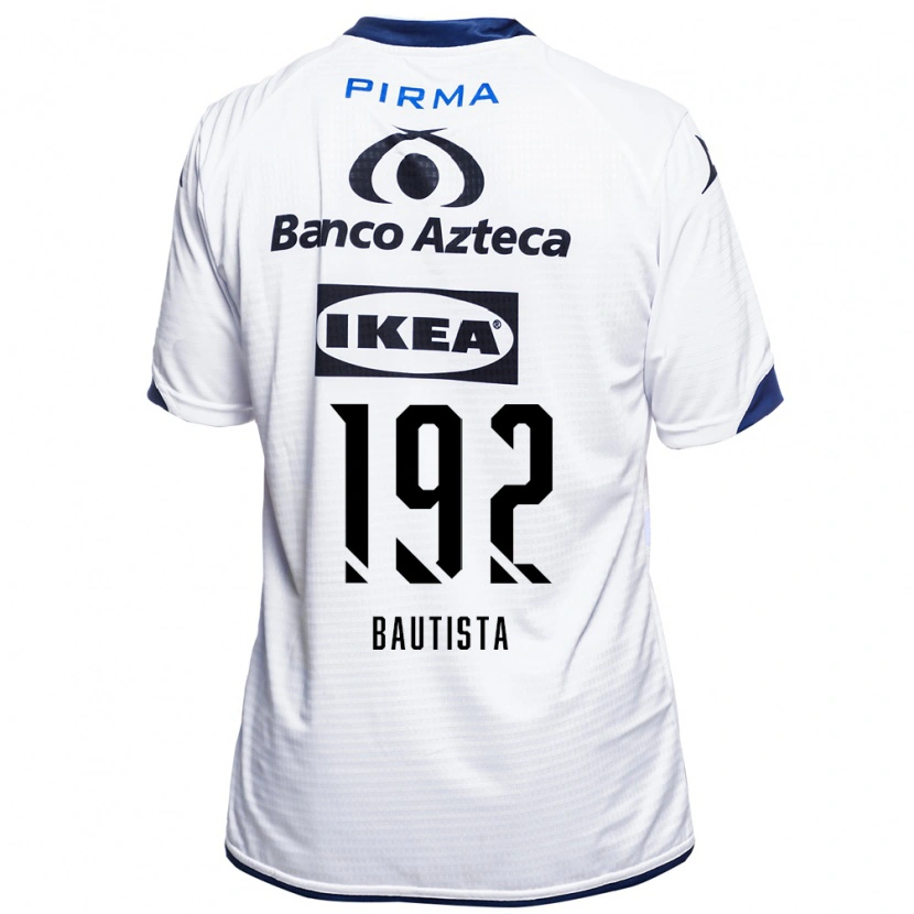 Danxen Niño Camiseta Gael Bautista #192 Blanco Negro Azul 1ª Equipación 2026/27 La Camisa