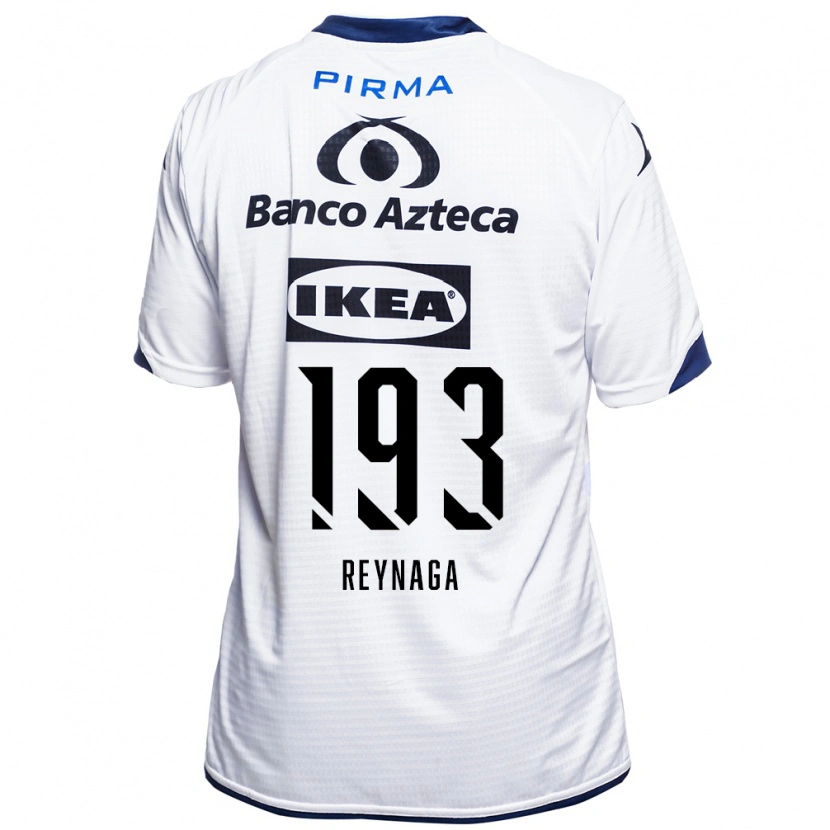 Danxen Niño Camiseta Adolfo Reynaga #193 Blanco Negro Azul 1ª Equipación 2026/27 La Camisa