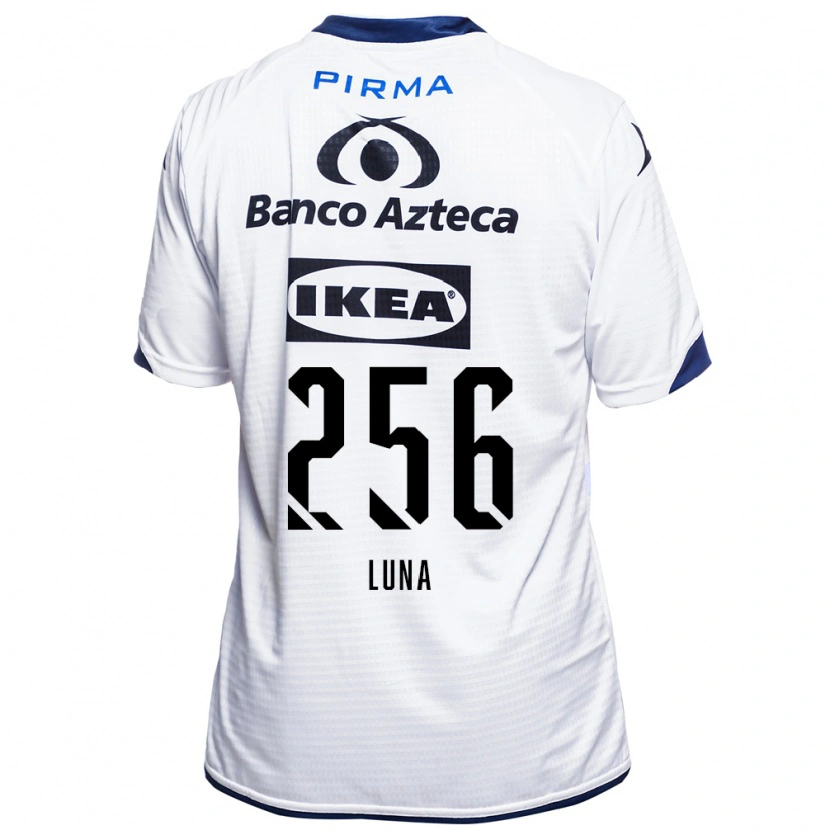 Danxen Niño Camiseta Ángel Luna #256 Blanco Negro Azul 1ª Equipación 2026/27 La Camisa