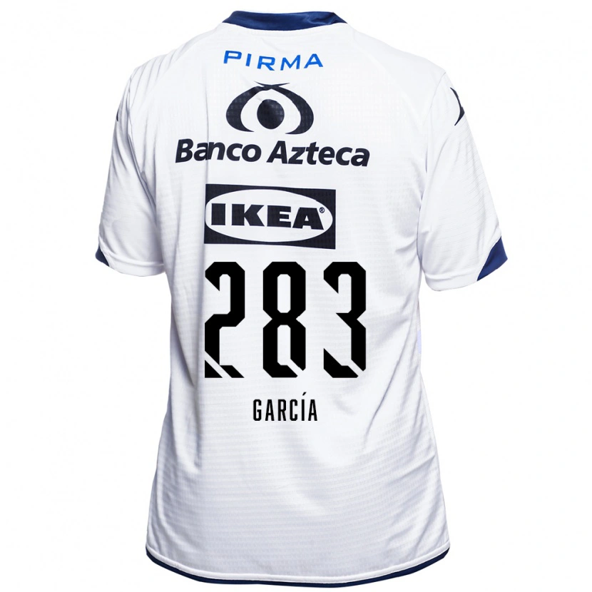 Danxen Niño Camiseta Francisco García #283 Blanco Negro Azul 1ª Equipación 2026/27 La Camisa