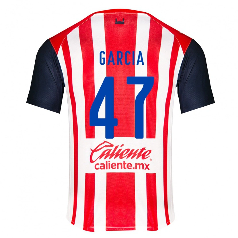 Danxen Niño Camiseta Gael García #47 Rojo Negro Blanco 1ª Equipación 2026/27 La Camisa