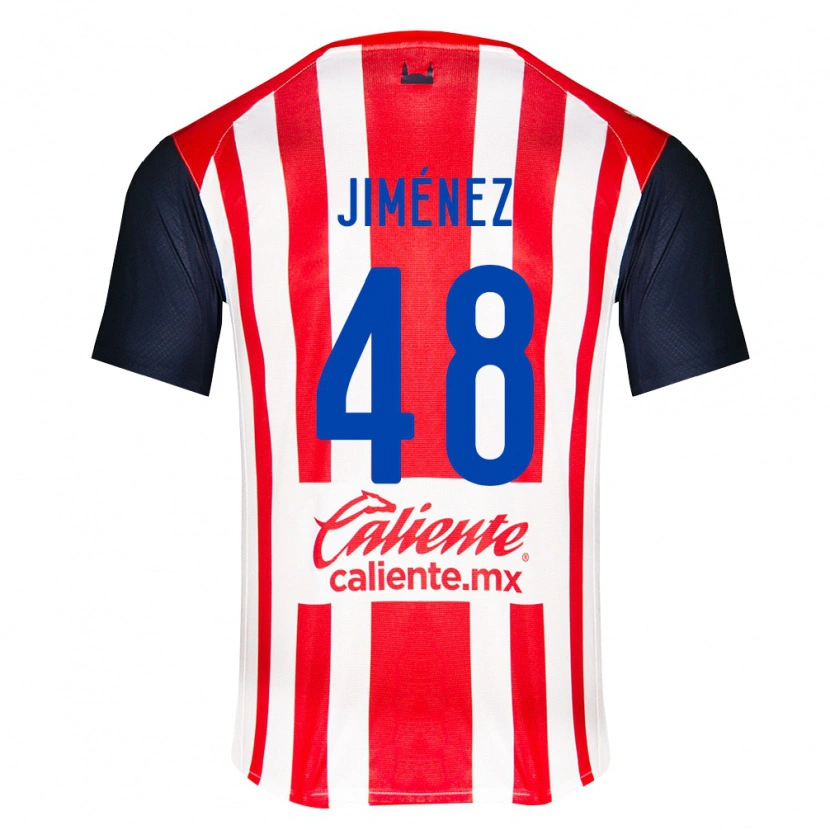Danxen Niño Camiseta Leonardo Jiménez #48 Rojo Negro Blanco 1ª Equipación 2026/27 La Camisa