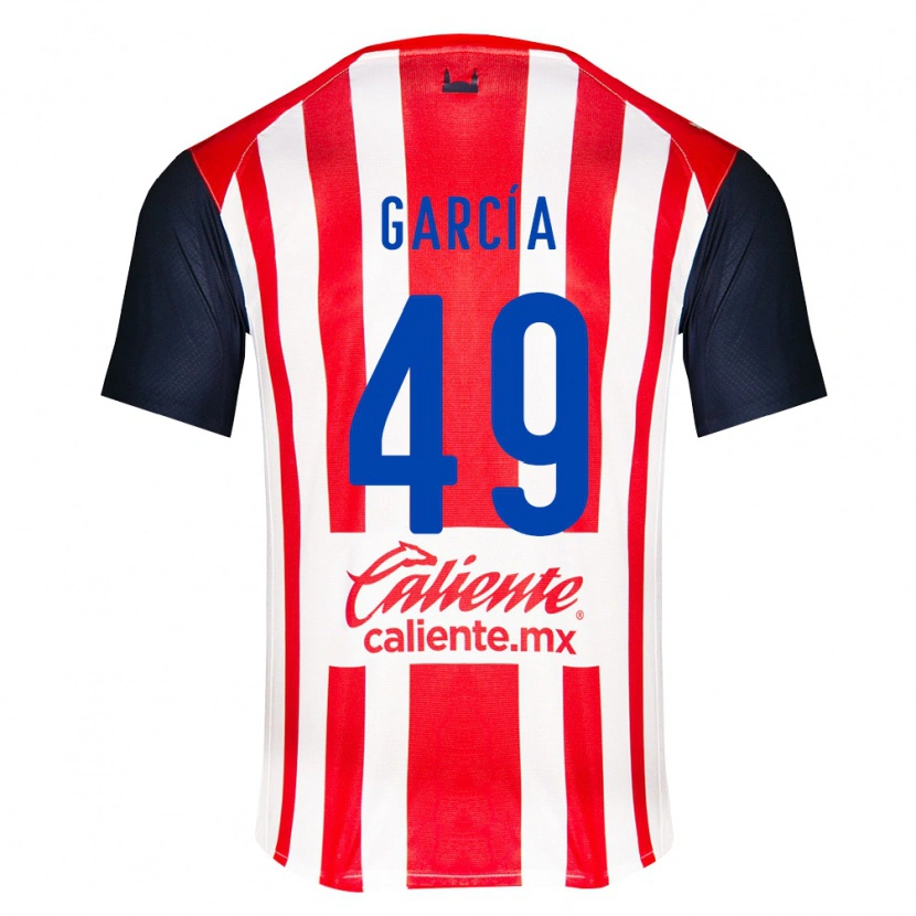 Danxen Niño Camiseta Gilberto García #49 Rojo Negro Blanco 1ª Equipación 2026/27 La Camisa