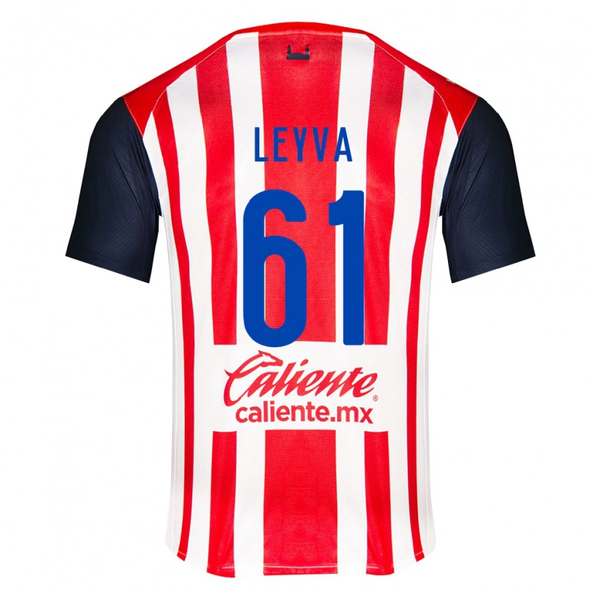 Danxen Niño Camiseta Axel Leyva #61 Rojo Negro Blanco 1ª Equipación 2026/27 La Camisa