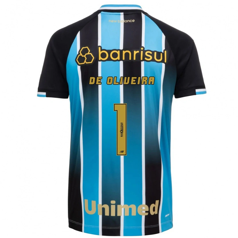 Danxen Niño Camiseta Walewska Moreira De Oliveira #1 Azul Marrón Negro 1ª Equipación 2026/27 La Camisa